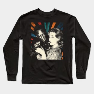 Miles Davis graphic vintage Long Sleeve T-Shirt